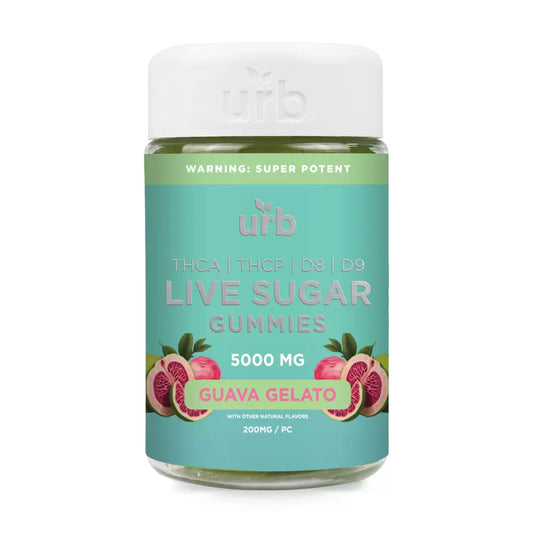 Urb 5000mg  THCA Live Sugar Gummies