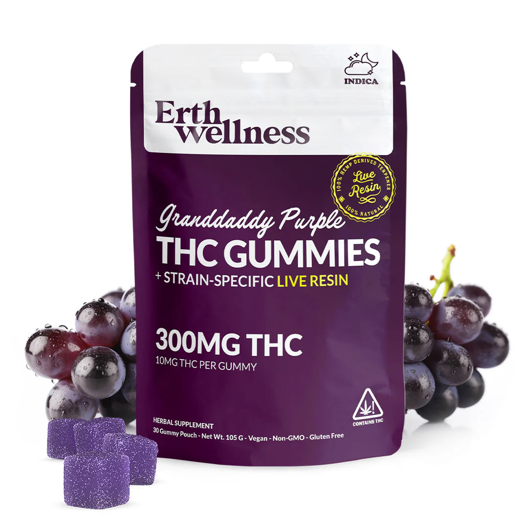 Erth Wellness THC Strain Specific Gummies