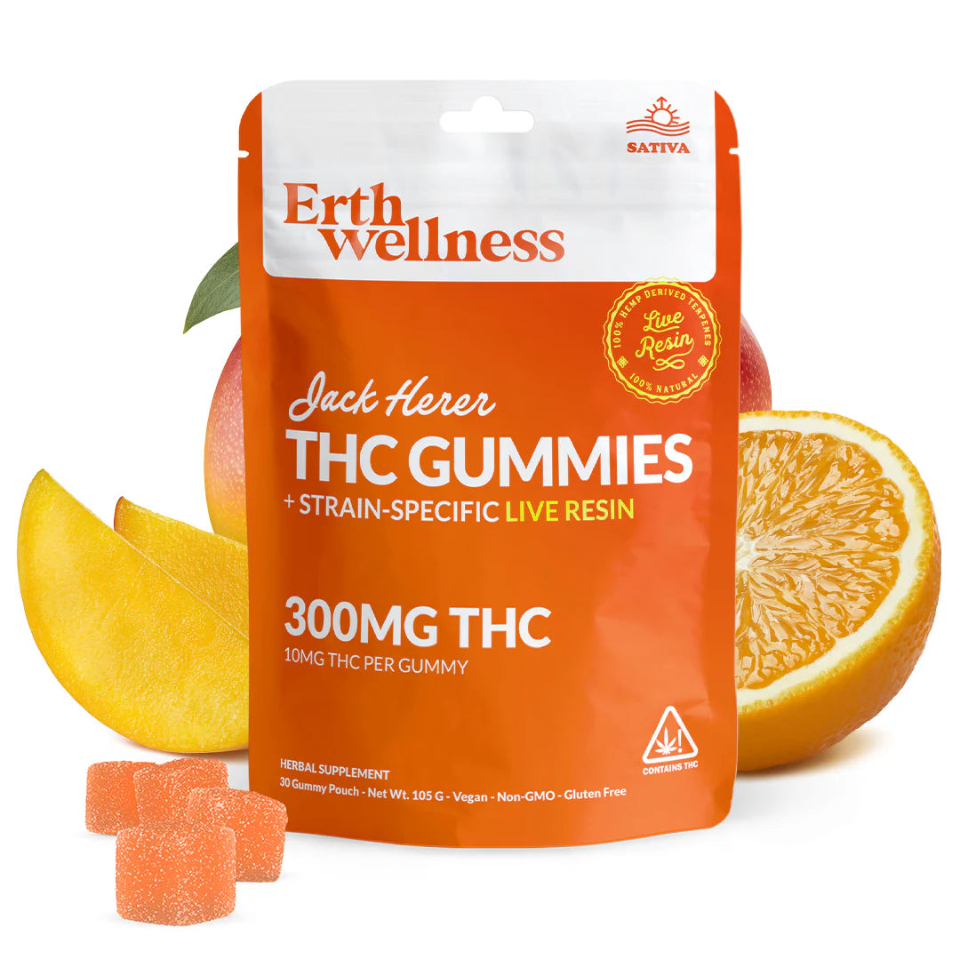 Erth Wellness THC Strain Specific Gummies