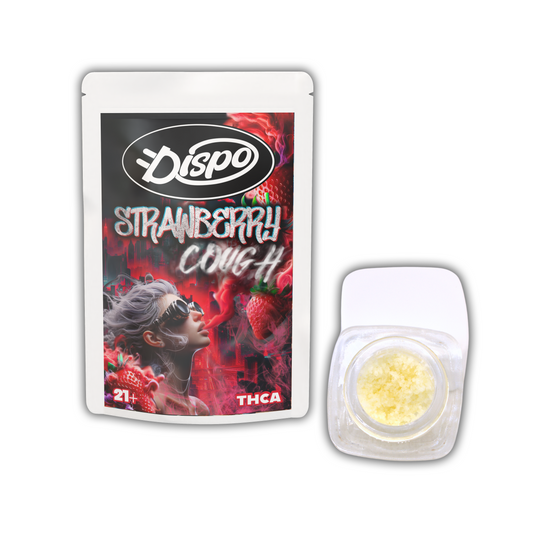 Dispo's THCA Sugar Diamonds: Strawberry Cough