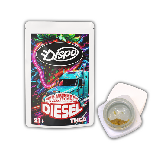 Dispo Hash Rosin: Strawberry Diesel