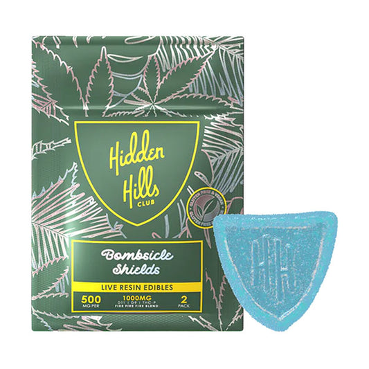 Hidden Hills: Live Resin Gummy Edibles 1000mg  Shields 2 Pack